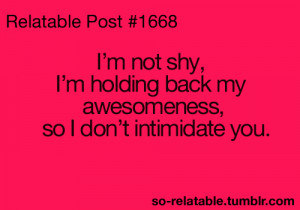 Funny Shy Quotes http://www.pic2fly.com/Funny+Shy+Quotes.html