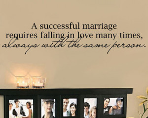 MARRIAGE WALL DECAL - Wedding Wall Decal - Marriage Quote Decal - A ...