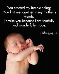 baby psalm 139 Psalm 139:13 14 Calm my anxious heart content to be me