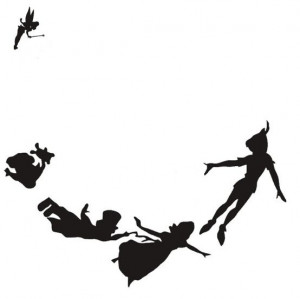 ... , Peter Pan Silhouettes, Pan Fly, Tattoo, Peter Pan Silhouette Flying