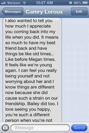 best friend text on Tumblr