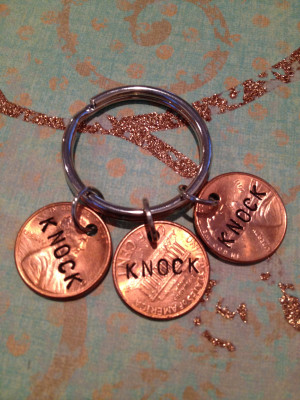 Knock Knock Knock PENNY - Big Bang Theory Keychain