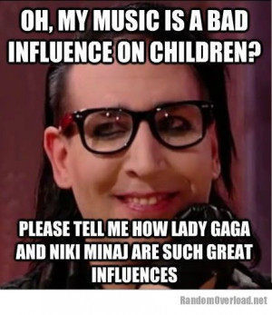 Condescending Marilyn Manson