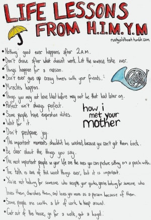 Life lessons from HIMYM