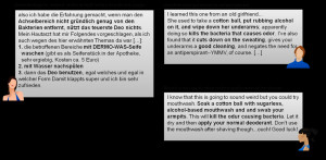 Figure 3: Consumer Quotes on Preventing Stains by Thorough ...