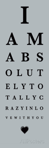 Eye Chart I Kunstdruck