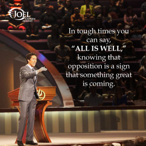 Joel Osteen Prosperity Quotes