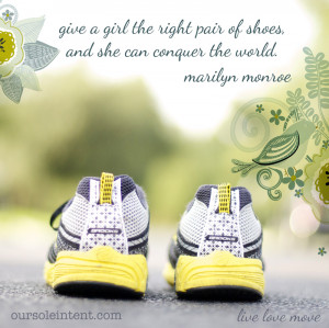 right pair of shoes, run quote