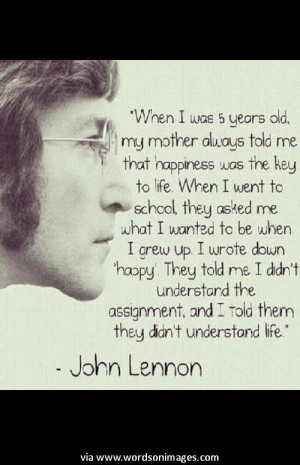Quotes > All Inspirational Quotes > Art > Imagine Quote by John Lennon ...