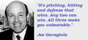 Joe Garagiola's quote
