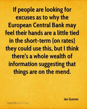 If People Are Looking For Excuses As To Why The European Central Bank ...