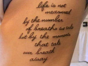 Rib Tattoo TattooQuotes 1 30 Cute Short Love Quotes Tattoo