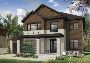 front New Modern Rustic 2 storey home with master suite 3 secondary
