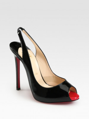 Christian Louboutin Black Patent Pumps