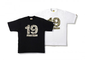 Bape 19th Anniversary Camo T-Shirt.
