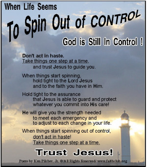 God is in control of your life Poem|Free yourself from fear, greed ...