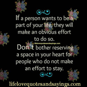 If A Person Wants To Be A Part..