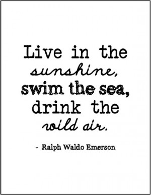 Ralph Waldo Emerson quote print gift for best friend encouragement ...