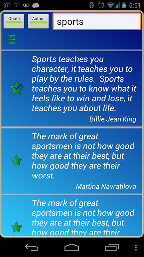User Review of Sports Quotes