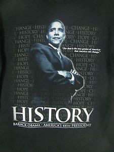 Barack-Obama-Americas-44th-President-Sz-M-Shirt-America-Can-Change ...