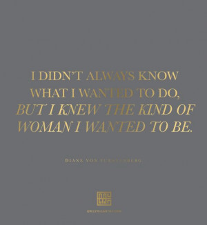 Diane Von Furstenberg quote || www.emilymccarthy.com