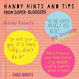 Great quotes from bloggers, making pinterest work for miss patchwork
