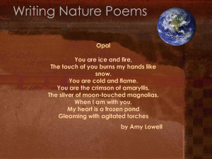 Nature poems, haiku nature poems, nature poems by famous poets