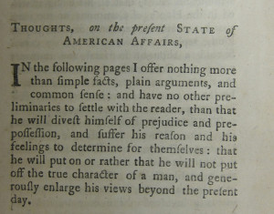 Common Sense, by Thomas Paine (1776)