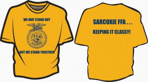 2013-14 Sarcoxie FFA T-shirts
