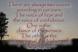 There are Always Two Voices Sounding in Our Ears