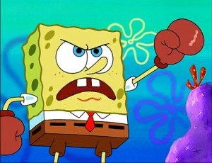 Sandy, SpongeBob, and the Worm