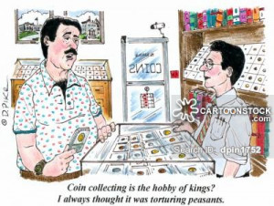 collecting cartoons, coin collecting cartoon, funny, coin collecting ...