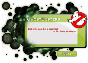 About GhostBusters Random Quote Widget