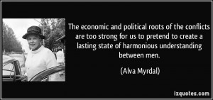 The economic and political roots of the conflicts are too strong for ...