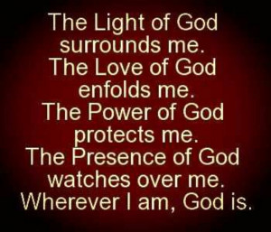 The power of god protects me