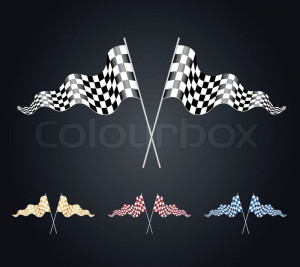 Checkered Black And White...