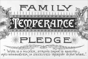 Blank “family temperance pledge” c. 1887. ( click for full size)