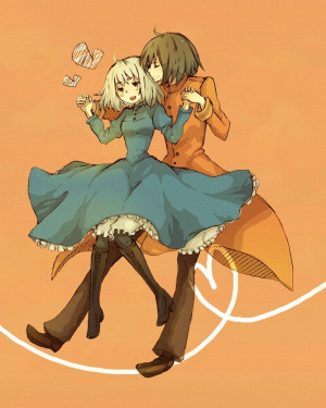 Howl and Sophie from Howl's Moving Castle. One of the best anime ...