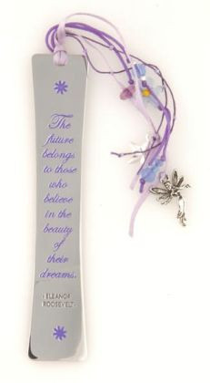 Enchanted Future Quote Metal Bookmark