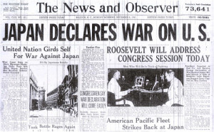December 7th, 1941; A date which will live in infamy.