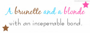 An Inseperable Bond Friendship-Quotes Graphic