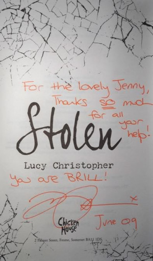 Report & Pics: Lucy Christopher Stolen Q&A, Signing & Book Club