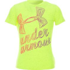 Under Armour® Girls' Speckle Script Graphic Short Sleeve T-shirt More