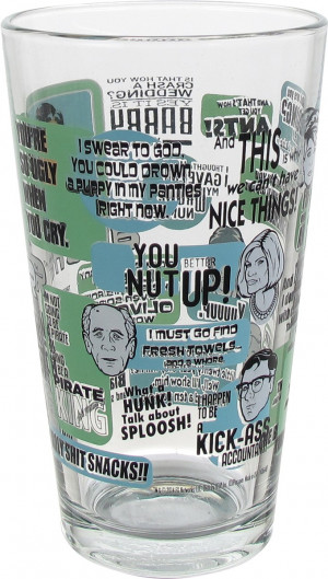 Archer Quotes Pint Glass