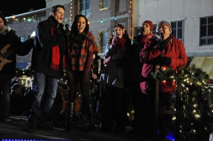 ... Rogel, Megan Kathleen Duffy and Andy Gala in The Mistle-Tones (2012