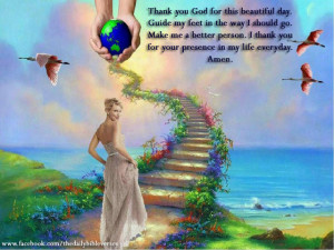 Thank you God for this beautiful day...