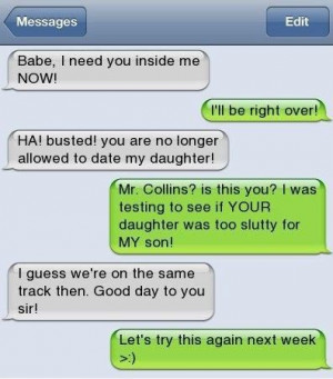 Babe, I need you inside me NOW!-I'll be right over!-HA! Busted! You ...