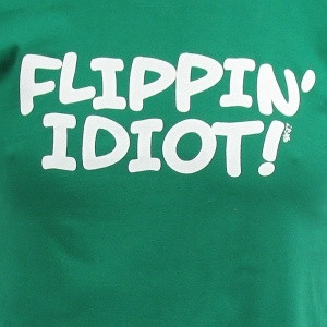 ... quote from Napoleon Dynamite printed on a great fitting tee. Lucky