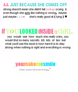 trying quotes photo: you make me smile even when your not trying ...