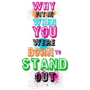 Neon typography quote print A3 print Dr. Seuss liked on Polyvore